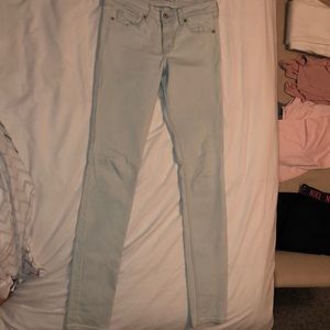 light colored jeans